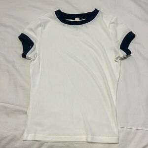 Skims top (white + navy)
